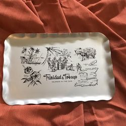 Vintage Aluminum Serving Tray