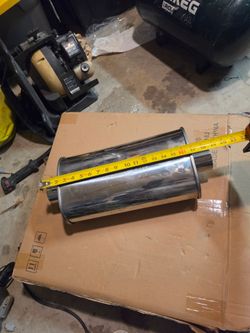 Vibrant Performance 2 1/2" Resonator 19" Long Ultra Quiet Stainless Steel