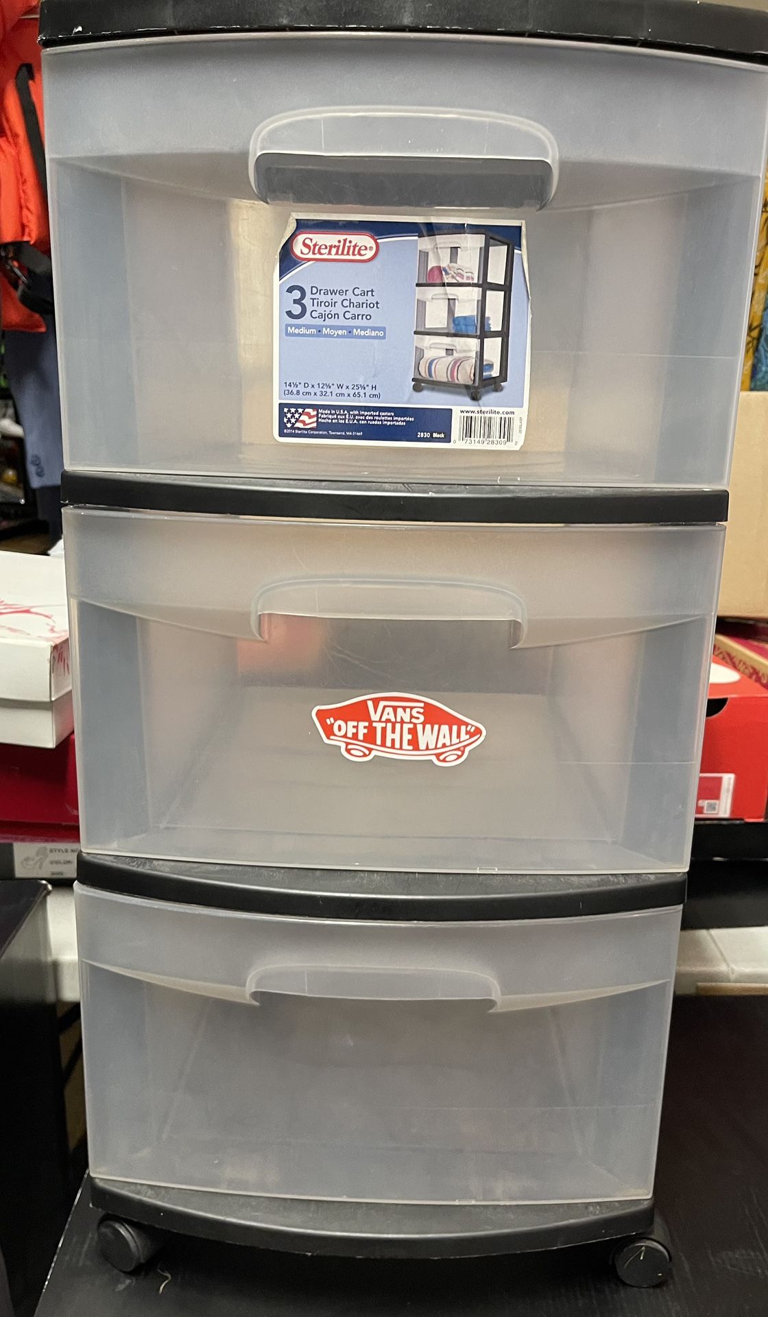 3 Drawer Plastic Drawer