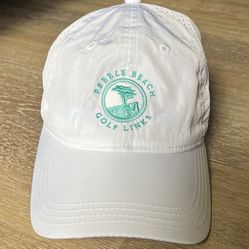 NEW ERA GOLF Pebble Beach Golf Links 1919 White Adjustable Hat Cap  