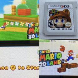 Super Mario 3D Land (Nintendo 3DS, Cartridge Only) - Tested & Working Authentic