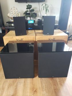 NHT SW2 home theater speakers