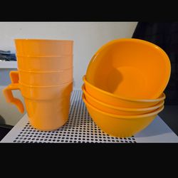 SET DE 4 TAZONCITOS Y 4 TAZAS