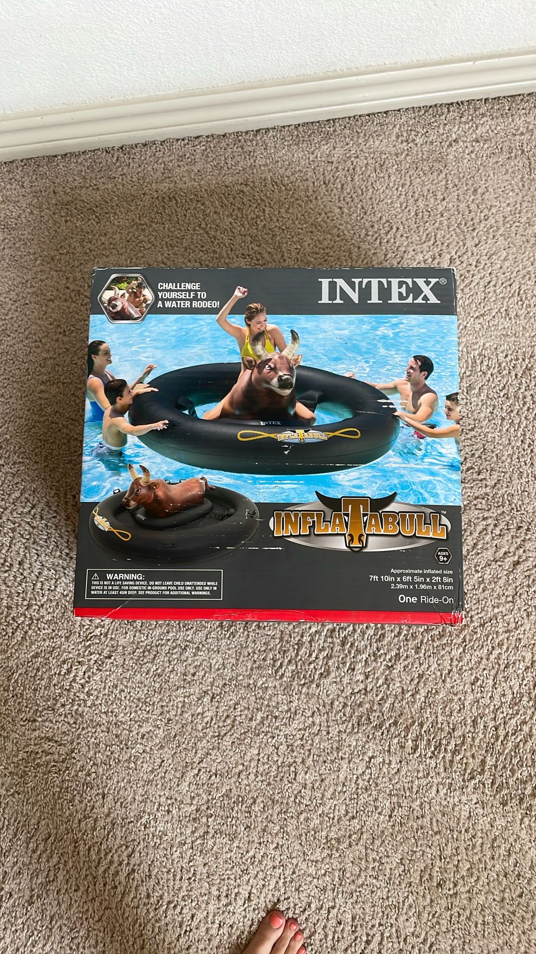 Inflatabull Pool Float
