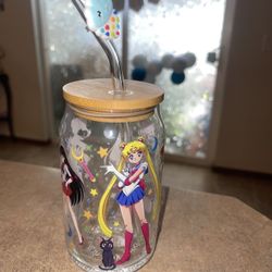 Sailor Moon Glass Cup