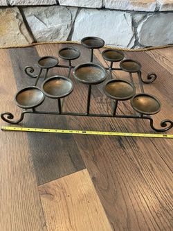 Large Metal Candle Holder