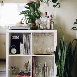 Custom Mid-Century Modern Bar Unit