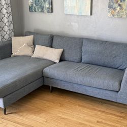 Blue Cloth Couch