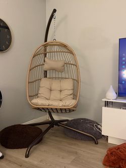 Hanging Egg Chair with Stand