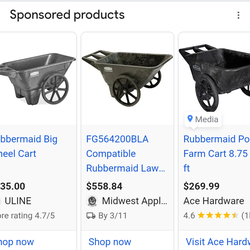 Rubbermaid Wheelbarrow