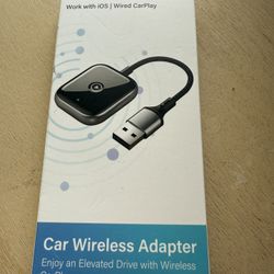 Car Wireless USB & USB-C Adapter – Works with iOS & Android  