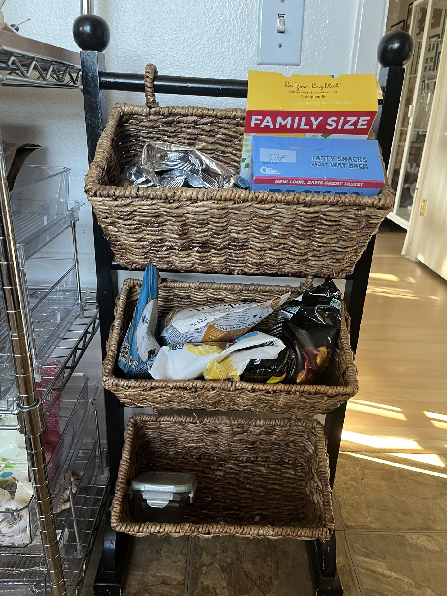 3 Tiered Wicker Baskets