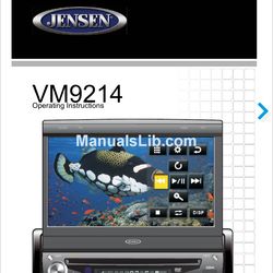 Car Stereo - JENSEN  In-Dash Multimedia receiver