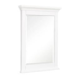 Newport 24-inch Wall Mirror (White) - New In Box