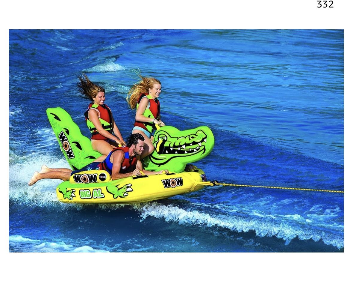 Brand New In Box Towable Alligator. Wow Sports