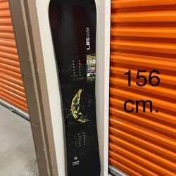 156 cm. NEW 2026 Lib Tech Skate Banana snowboard