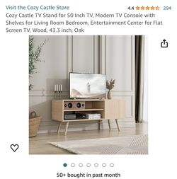 Cozy Castle TV Stand For 50 Inch TV Console