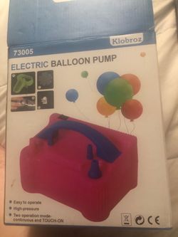 Electric balloon pump