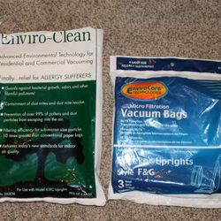 New! Vacuum Bags - Fits Many Upright Vacuums - 2 packs of 3 - all for 