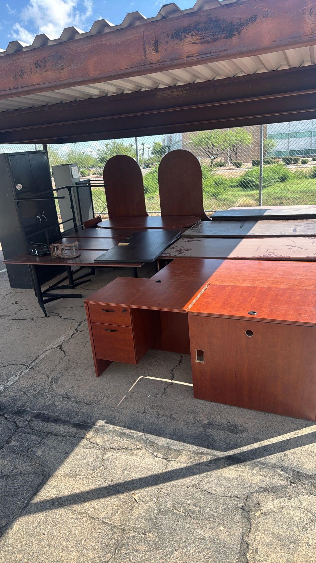 Free Desk Cabinets, Solar Panels FREE