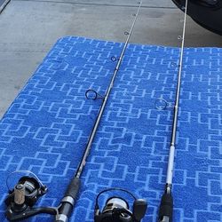 2 spin combos penn pursuit &penn wrath in good condition ready to fish. $50 obo for both.