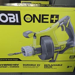 18V Hybrid 25' Drain Auger 