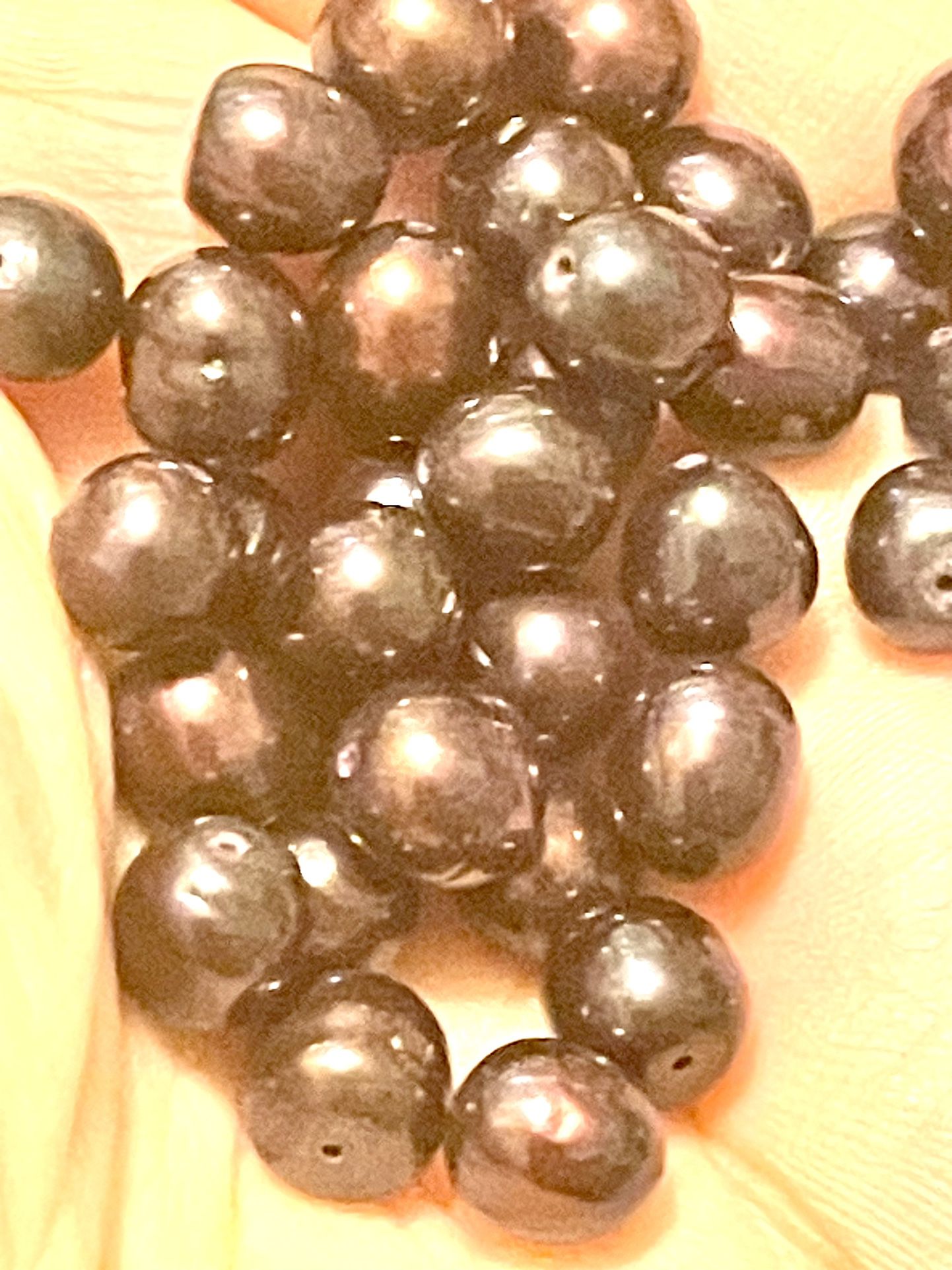 70 Wine Colored 7mm Pearls 