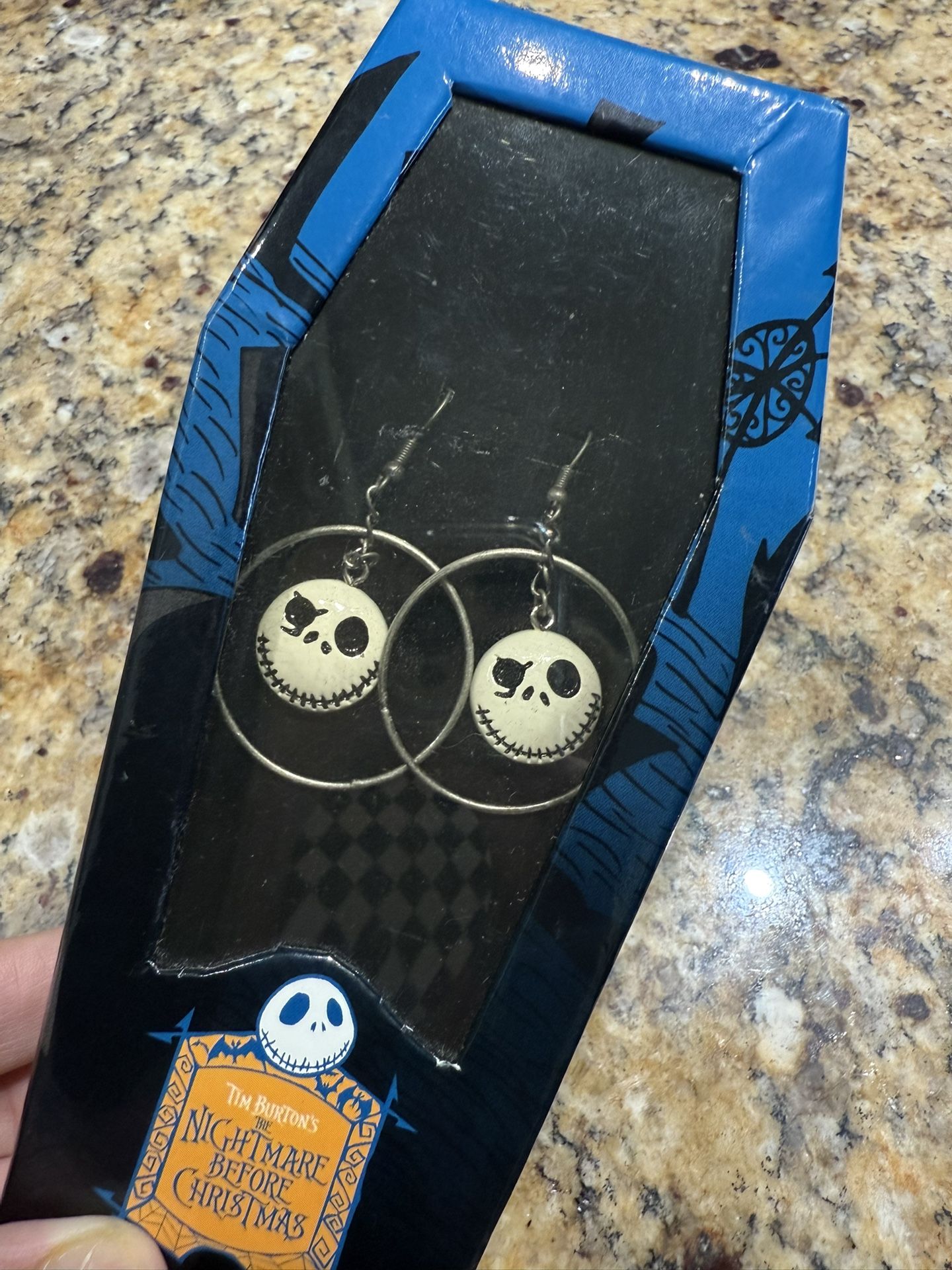 Disney's Y2k Jack Skellington Earrings New