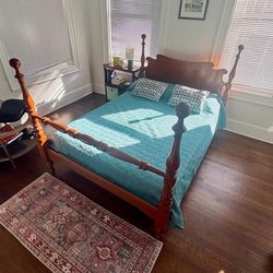 Four-poster bed