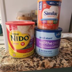 Free Formulas, 2 Opened & 1 Unopened