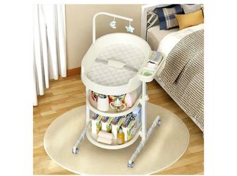 Baby Changing Table with Storage Shelves