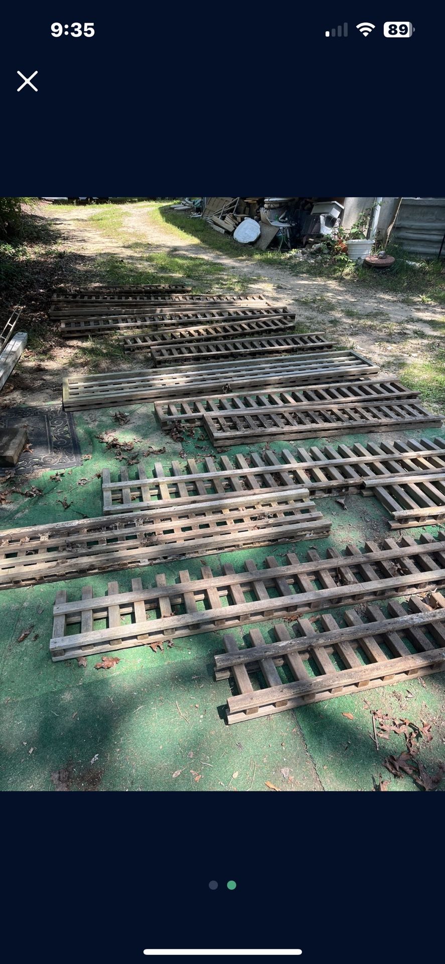 Garden Fence Pieces