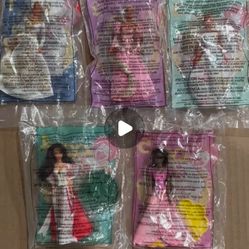 1996 McDonald’s “Barbie” Happy Meal Toy!! #1,2,3,4, & #5. MINT! !!😎