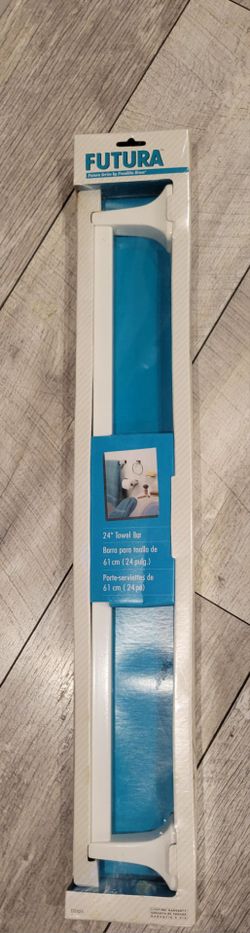 Futura 24" White Towel Bar