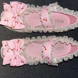 Pink/ Cherries High Heels 