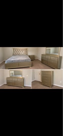 ✨ BEAUTIFUL BEDROOM SET FOR SALE! ✨ Mattress included!