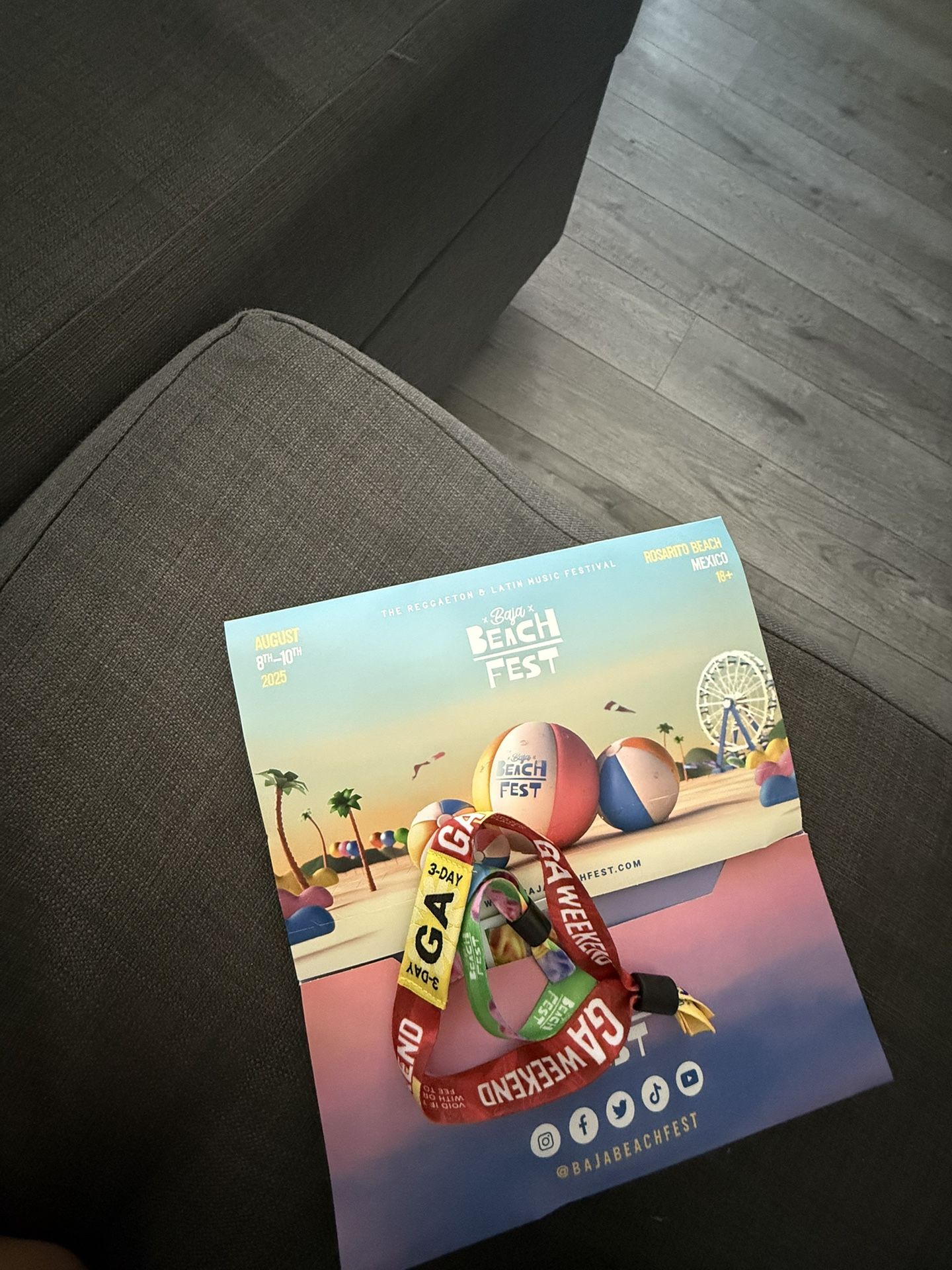 3 Day GA Baja Beach Fest Ticket