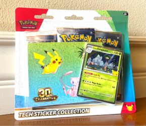 Pokemon cards: 30th Anniversary Celebration Tech Sticker  Collection