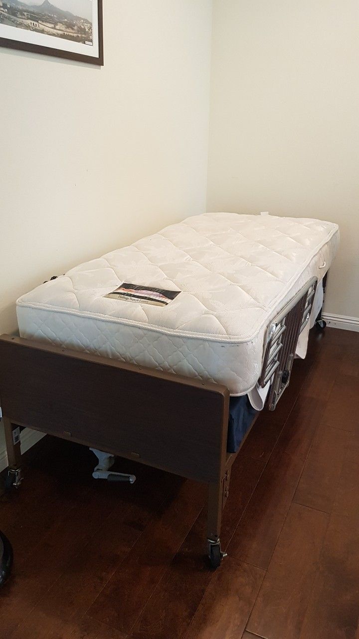 Electric Hospital Bed (2 Mattresses Included)