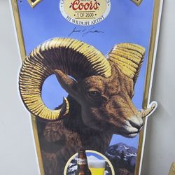 Coors Sign Bighorn Sheep limited edition