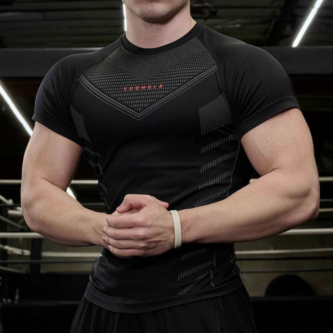 YoungLA Superhero Compression Tees Black