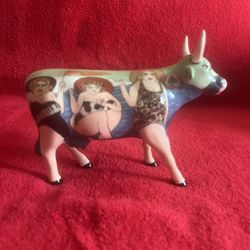 Vintage Colorful “Cow Parade” Fun Seekers No. 9199 Figurine