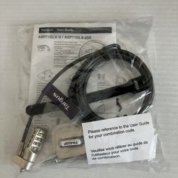 New Targus Combo Cable Lock for Laptops