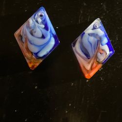 4 Of July Epoxy Earrings 
