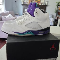 Nike Air Jordan Retro 5 V Grape Sz 13