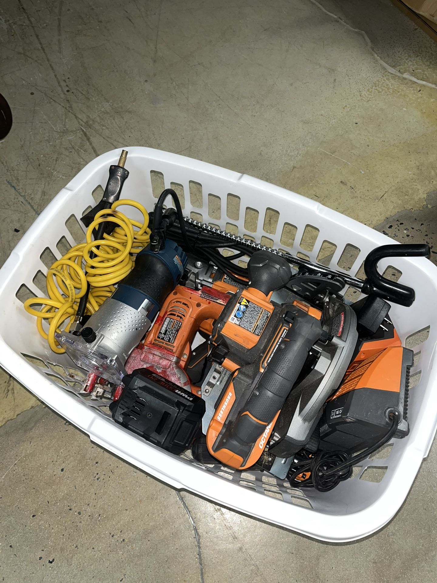 RIDGID “Chargers Only No Batteries “RIDGID”Power Tools 