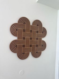 Modern Geometric Wood Wall A