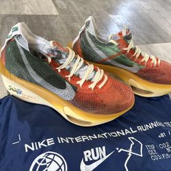 Nike Air Zoom Alphafly Next %3 Multi Color Clear Starfish IH3575-999 Sz 8