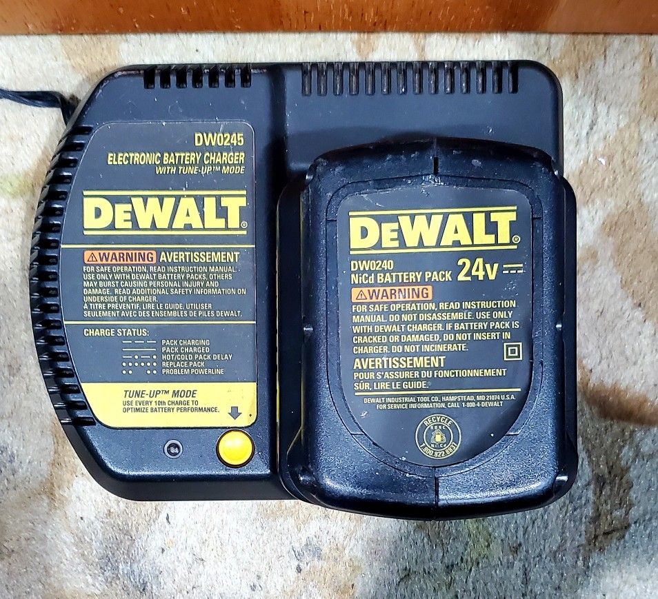 Dewalt 24v Battery And Charger