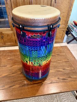 Remo Tubano Hand Drum – 10-11” – Colorful Shell – Great Condition